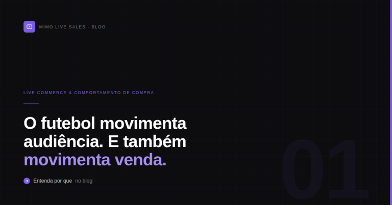 Featured image for Como o futebol ativa o consumo e o que isso tem a ver com live commerce