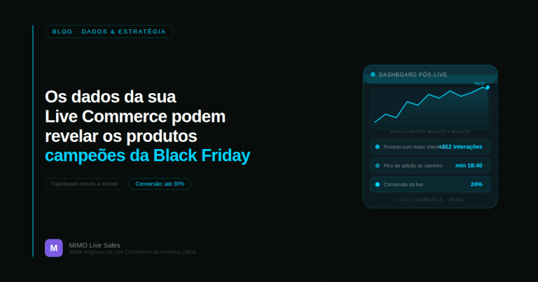Featured image for Os dados da sua Live Commerce podem revelar os produtos campeões da Black Friday